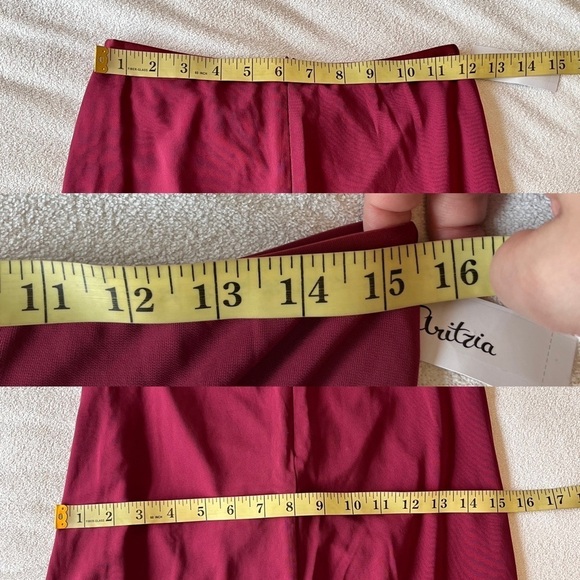 NWT Aritzia Talula Ruched Cordovan Mini Skirt Small - Picture 13 of 16
